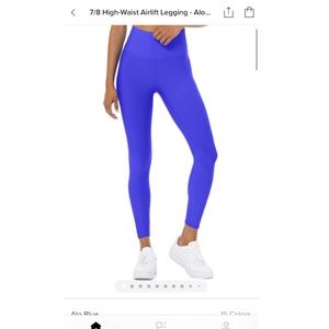 7/8 HIGH-WAIST AIRLIFT LEGGING - ALO BLUE